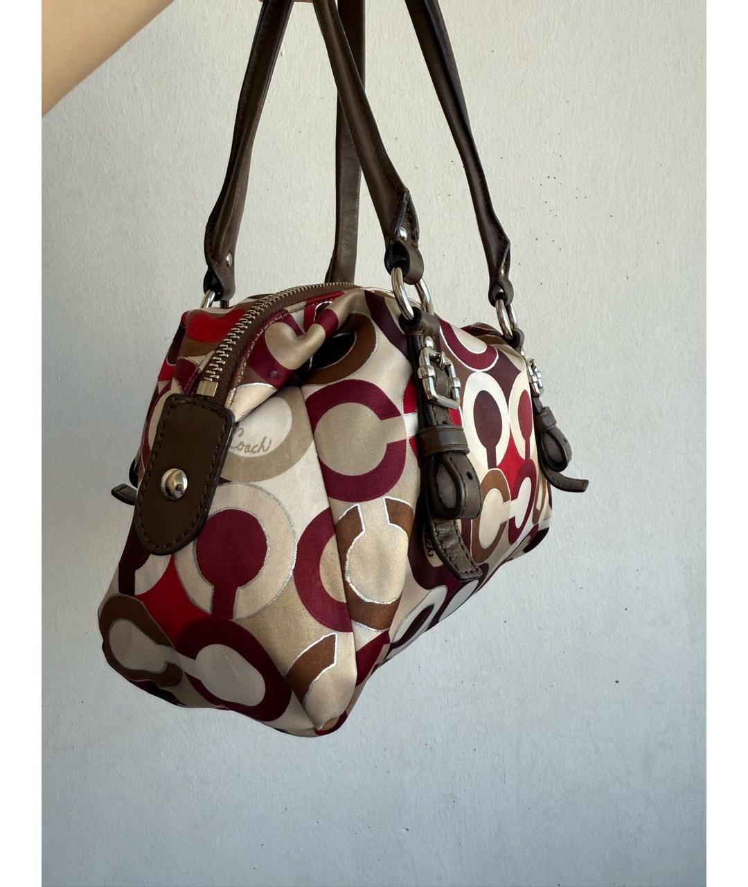 COACH Мульти тканевая сумка с короткими ручками, фото 8
