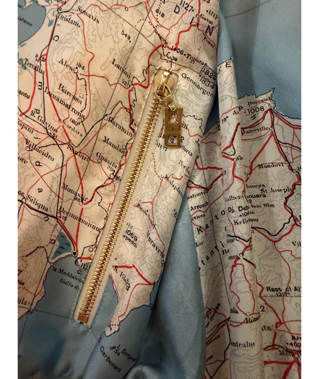 LOUIS VUITTON Темно-синий шелковый жакет/пиджак, фото 7