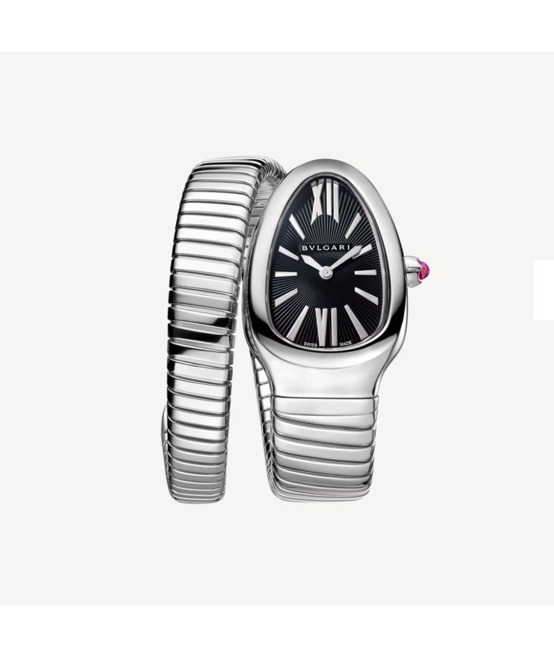 BVLGARI Серебряные металлические часы, фото 5