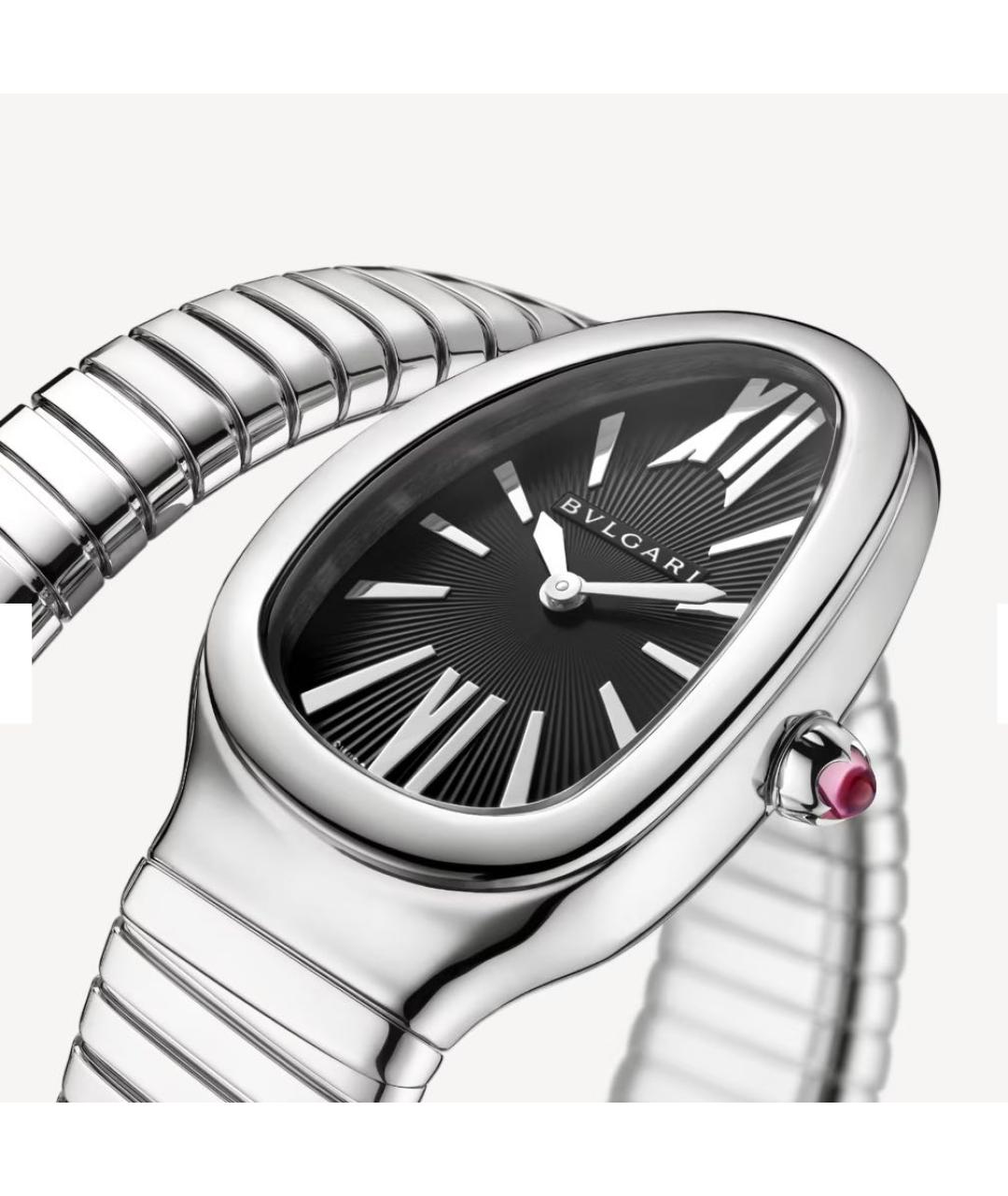 BVLGARI Серебряные металлические часы, фото 3