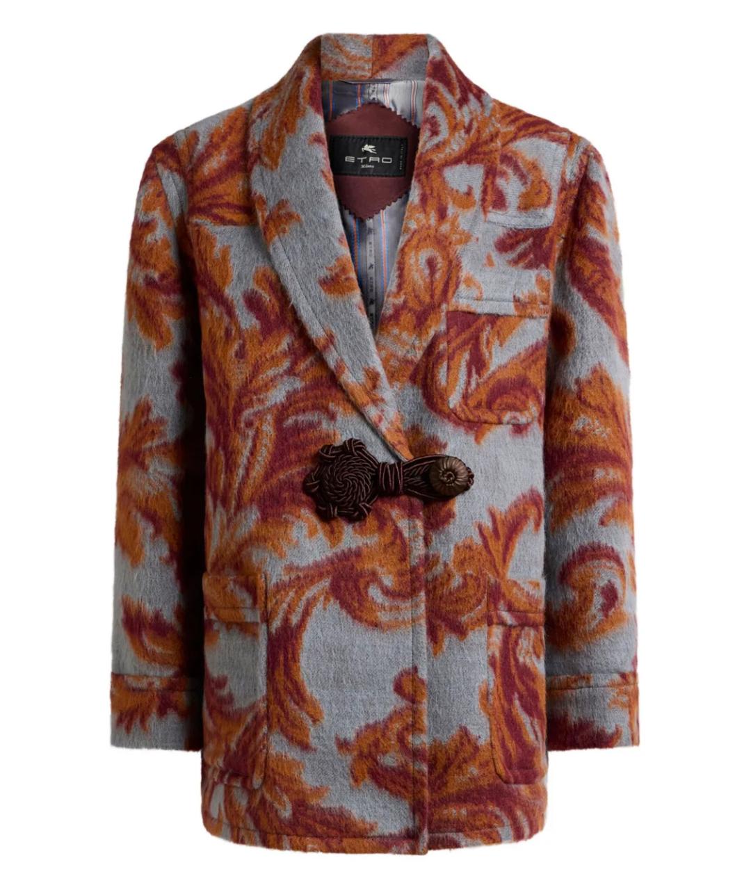 ETRO Мульти шерстяное пальто, фото 1