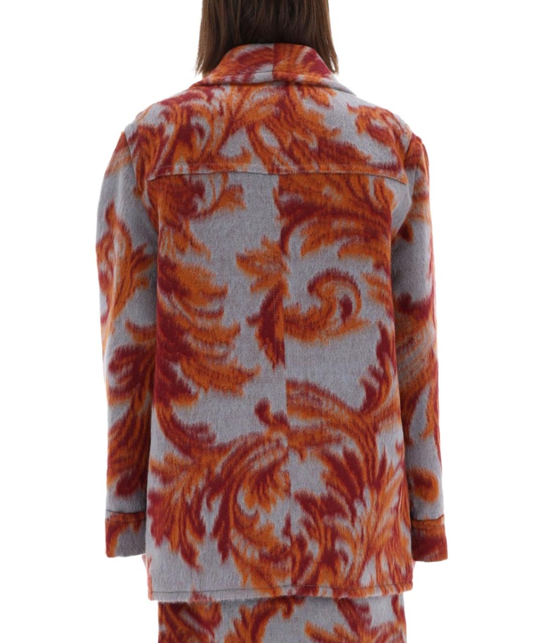 ETRO Мульти шерстяное пальто, фото 4