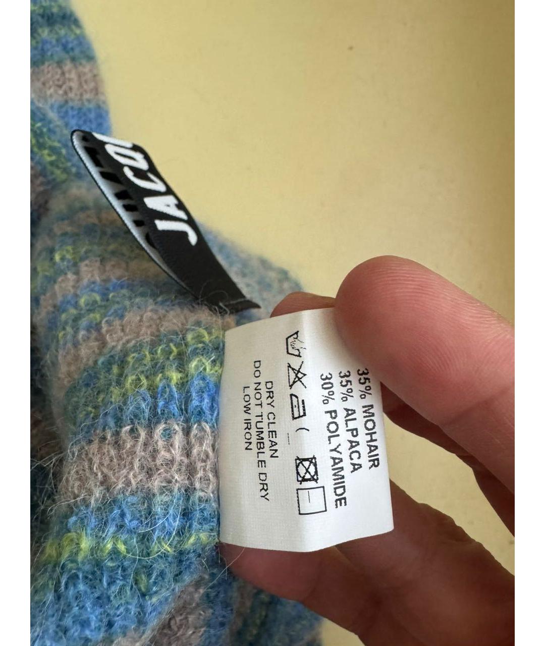 JACQUEMUS Голубое повседневное платье, фото 3