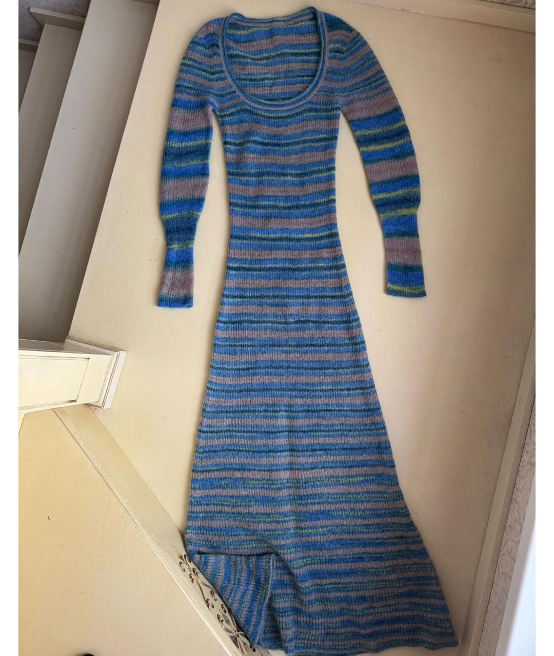 JACQUEMUS Голубое повседневное платье, фото 9