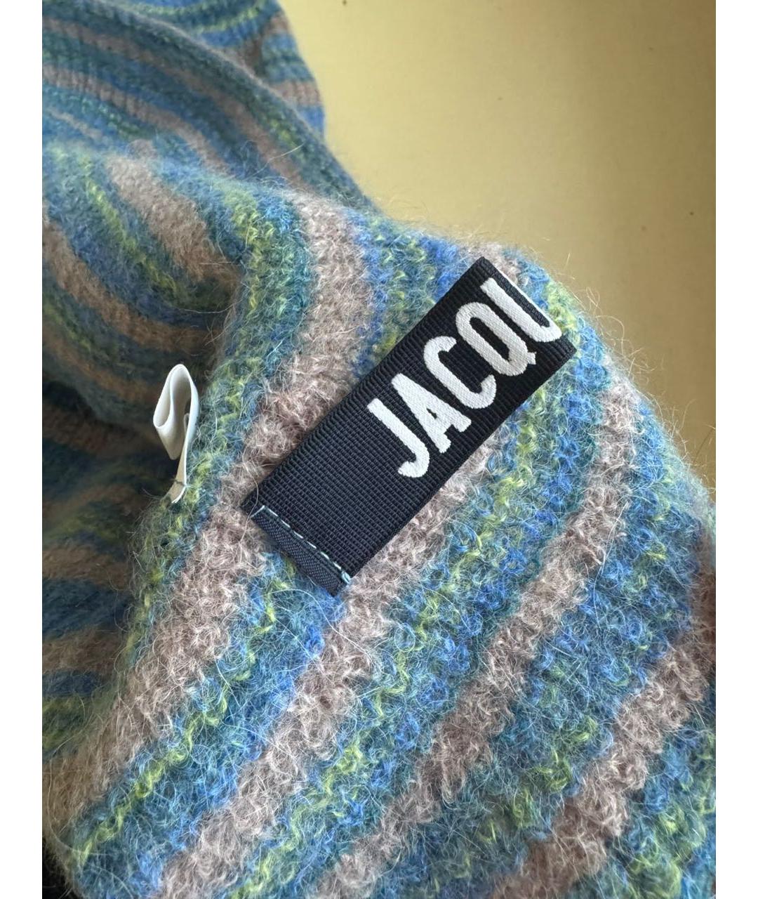 JACQUEMUS Голубое повседневное платье, фото 4