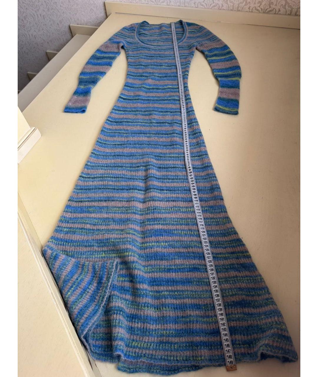 JACQUEMUS Голубое повседневное платье, фото 8