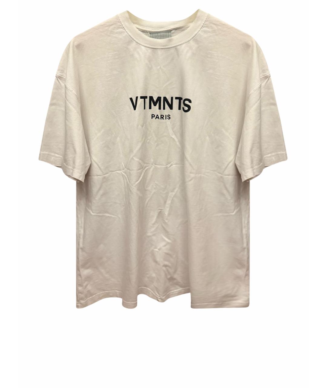 VTMNTS Белая хлопковая футболка, фото 1