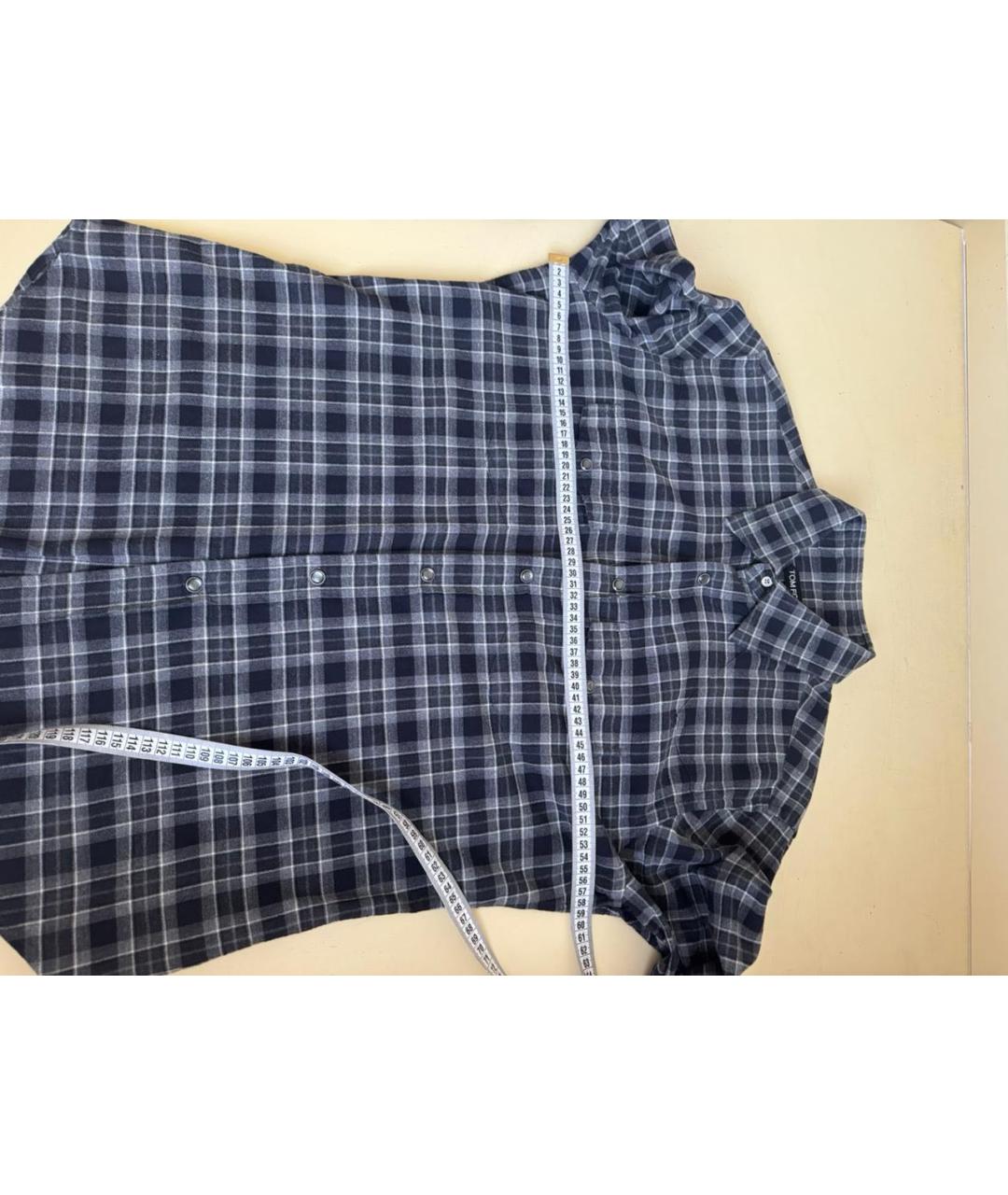 TOM FORD Синяя кэжуал рубашка, фото 7