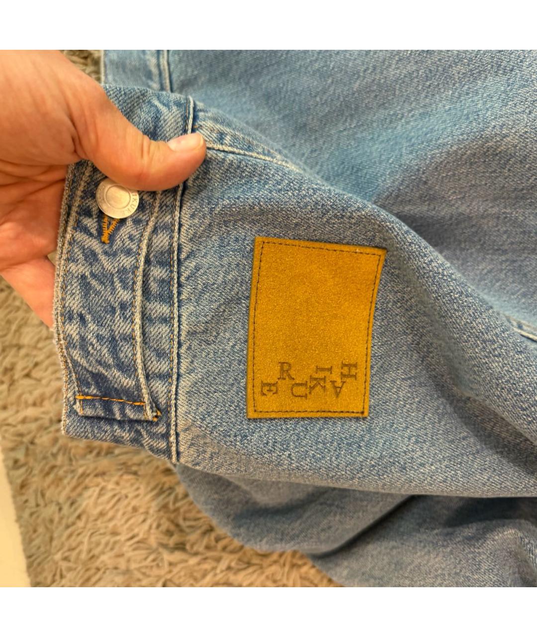 HAIKURE Голубая хлопковая куртка, фото 4