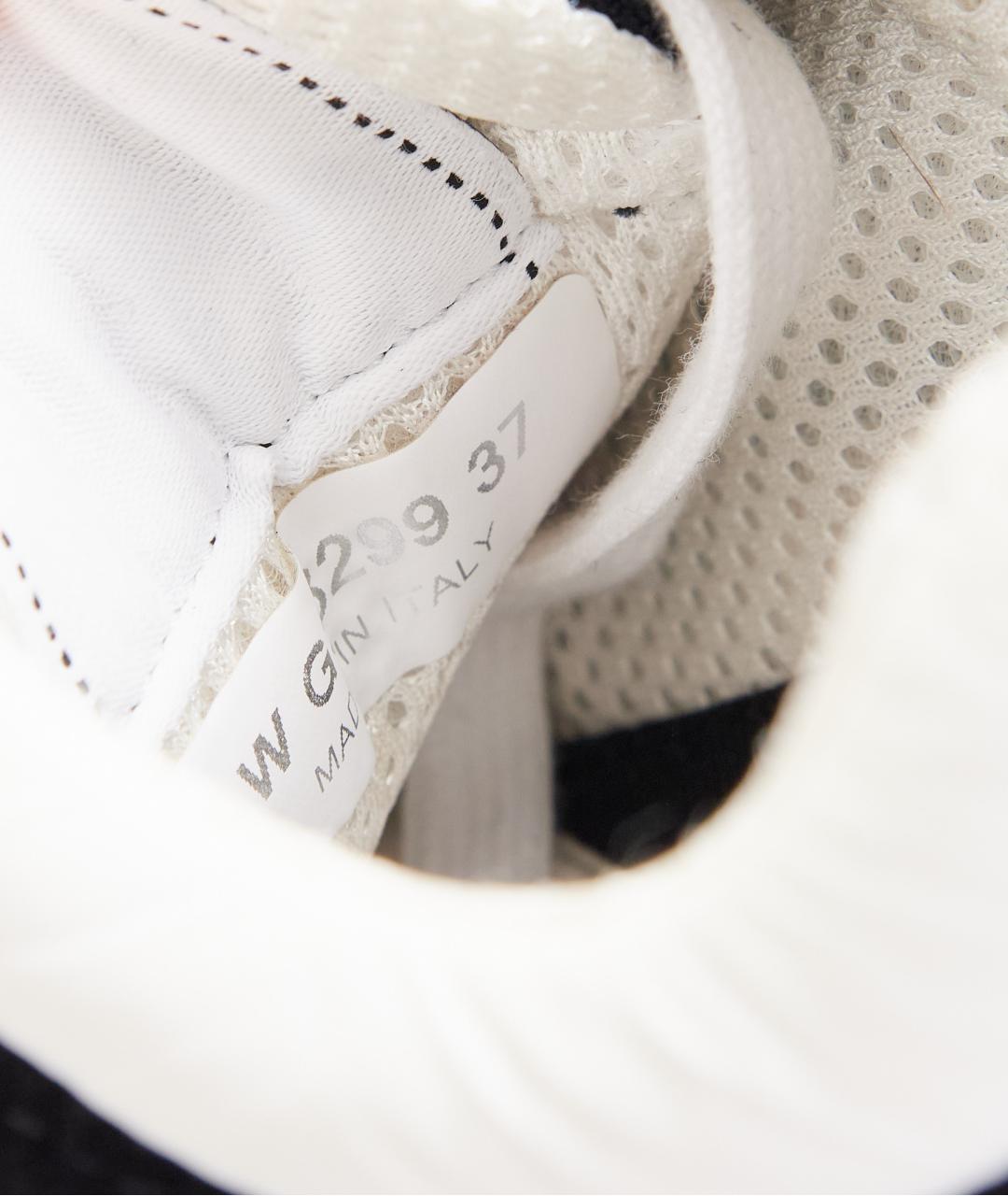 CHANEL Черные кожаные кроссовки, фото 7