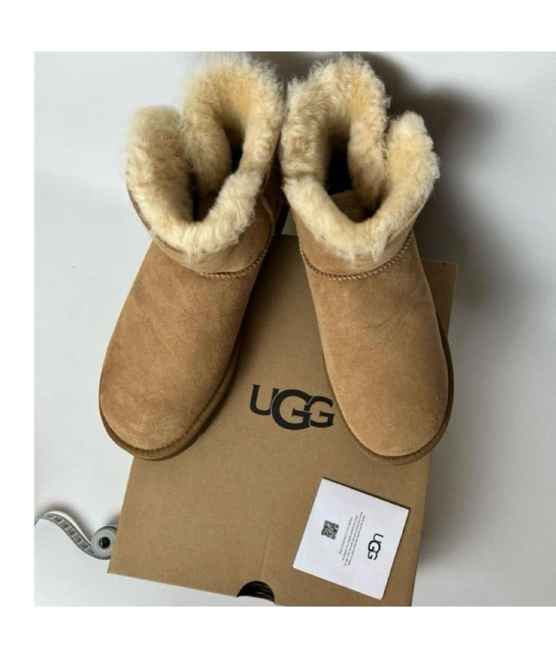 UGG AUSTRALIA Коричневые сапоги, фото 3