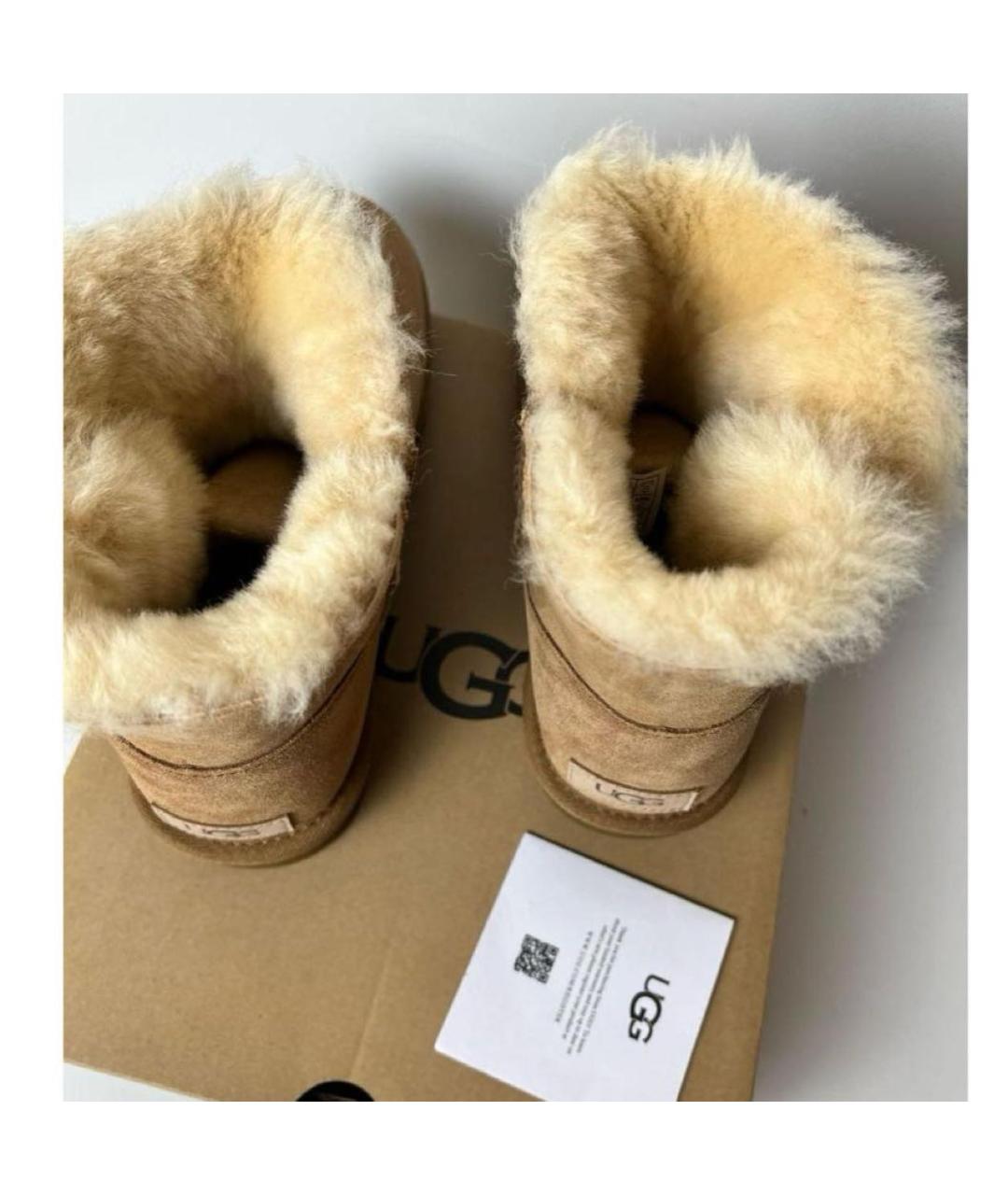 UGG AUSTRALIA Коричневые сапоги, фото 7
