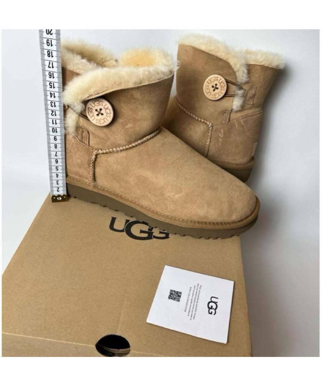 UGG AUSTRALIA Коричневые сапоги, фото 5