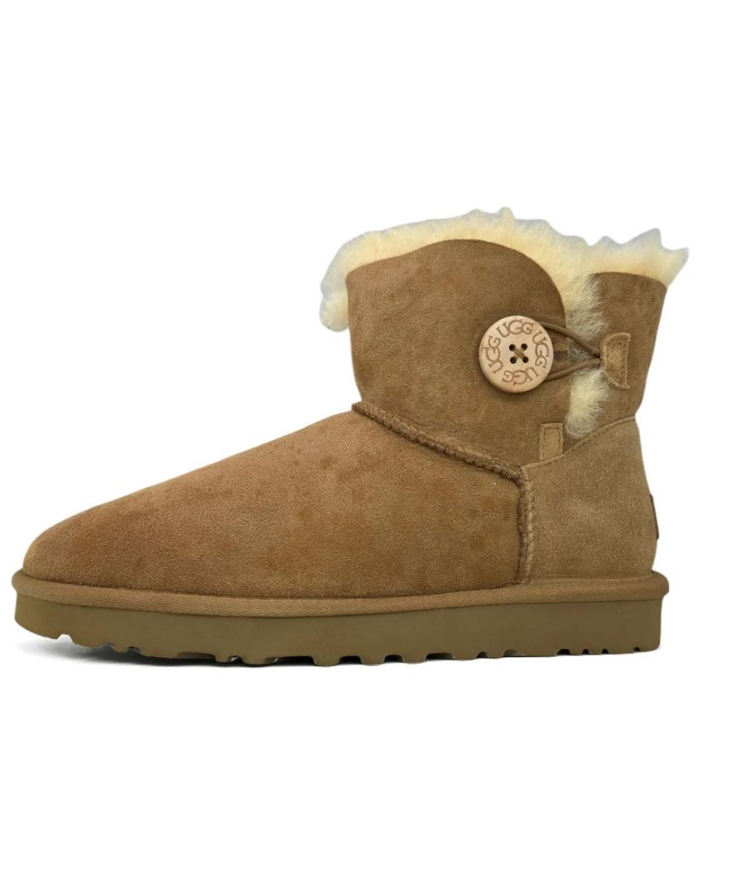 UGG AUSTRALIA Коричневые сапоги, фото 9