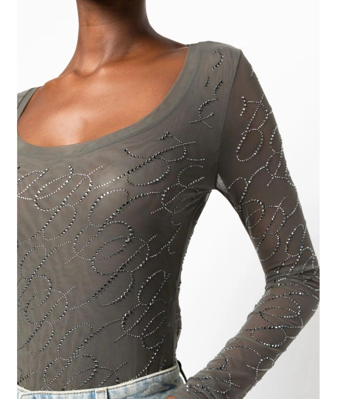 BLUMARINE Серый джемпер / свитер, фото 4