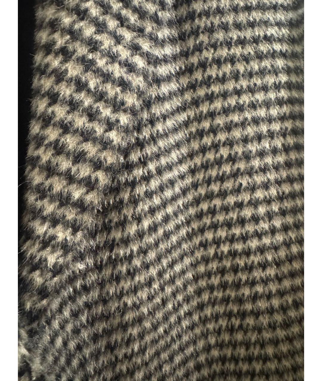 MAX MARA STUDIO Серое шерстяное пальто, фото 3