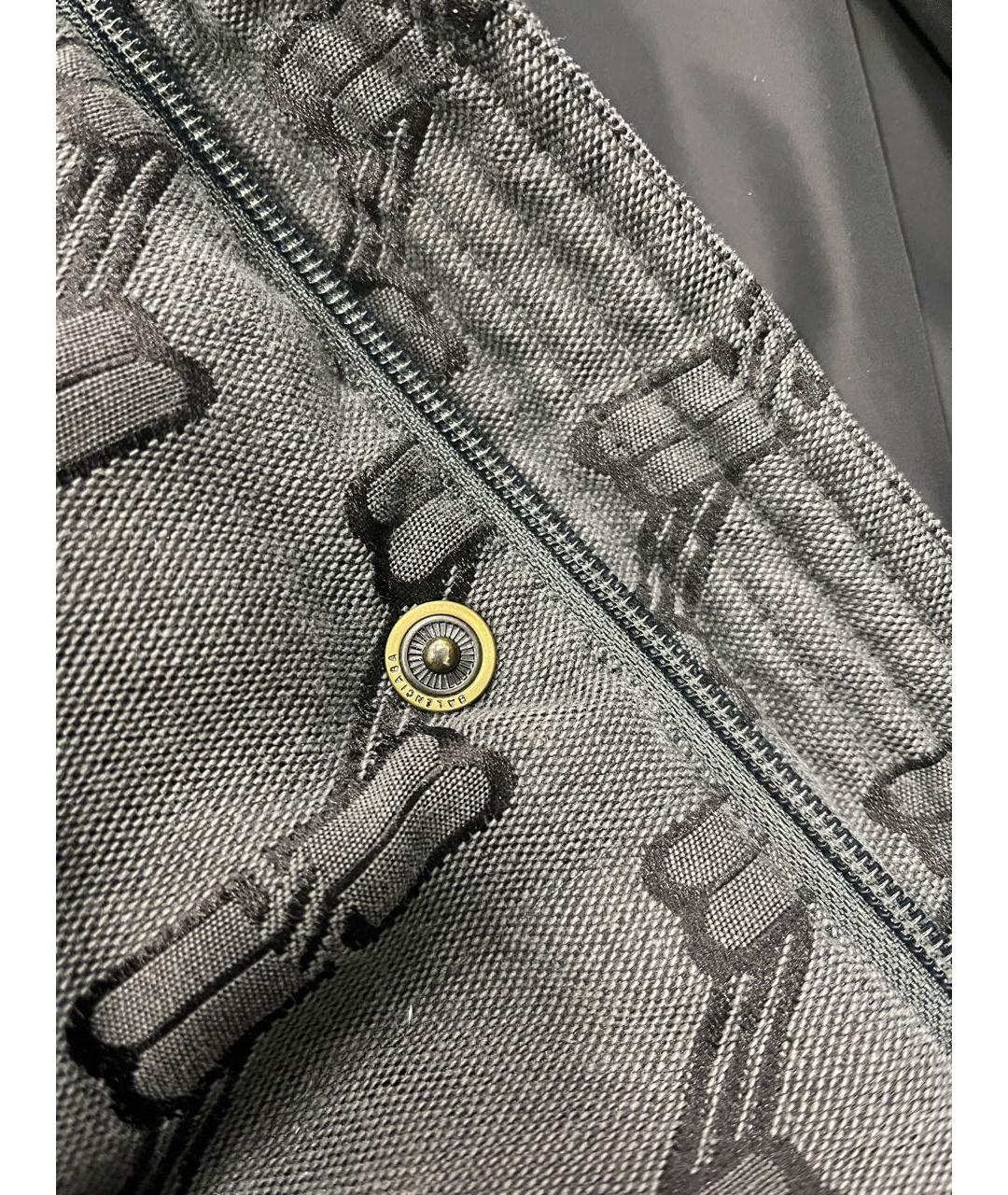 BALENCIAGA Серый полиэстеровый пуховик, фото 5