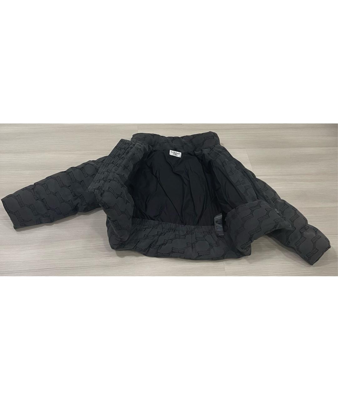 BALENCIAGA Серый полиэстеровый пуховик, фото 2