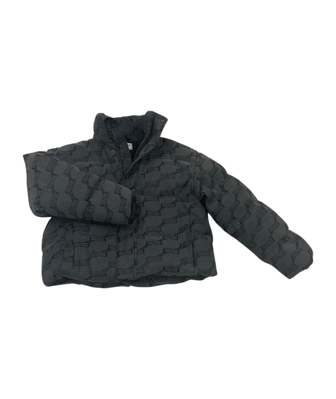 BALENCIAGA Серый полиэстеровый пуховик, фото 1