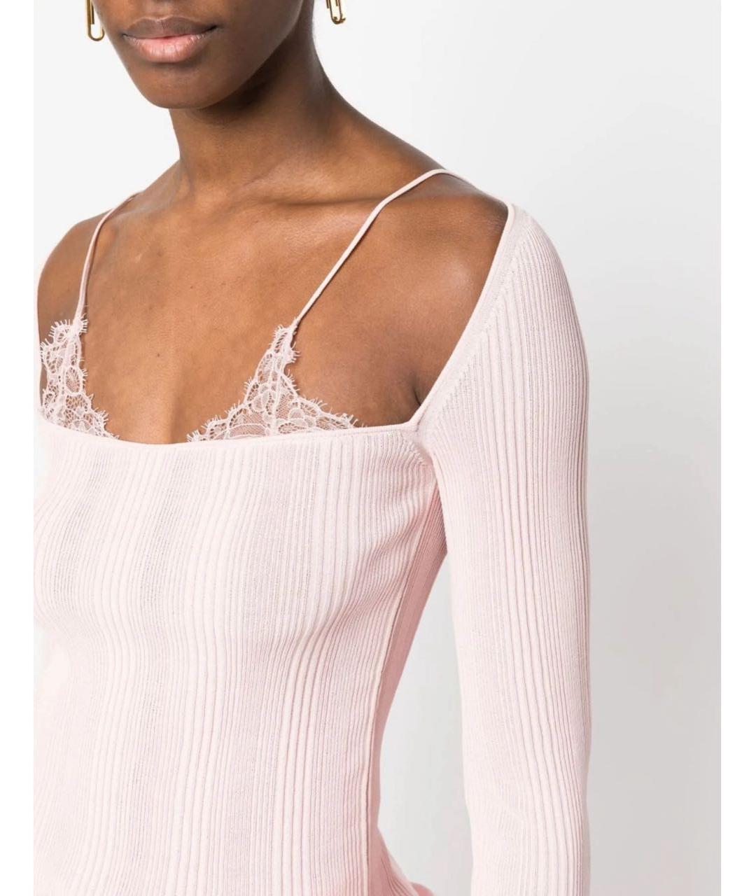 BLUMARINE Розовый джемпер / свитер, фото 3