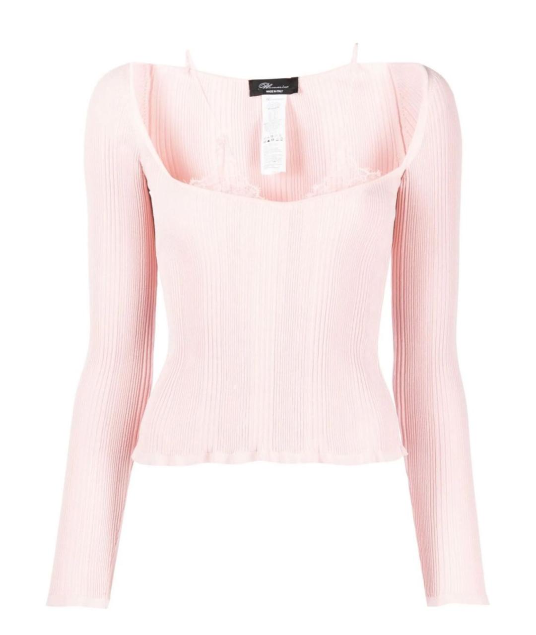 BLUMARINE Розовый джемпер / свитер, фото 1