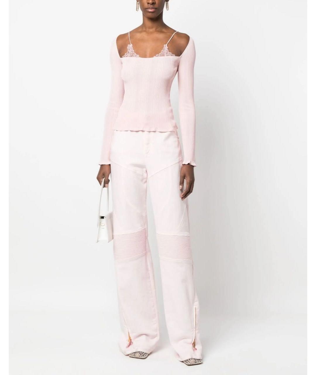 BLUMARINE Розовый джемпер / свитер, фото 2