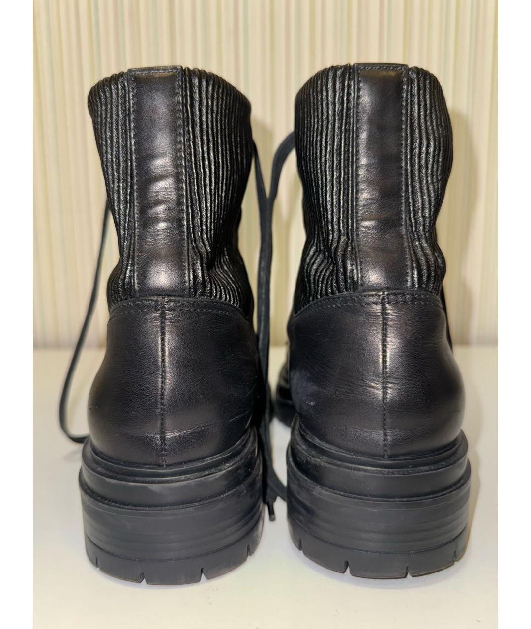 GIANVITO ROSSI Черные кожаные ботинки, фото 4