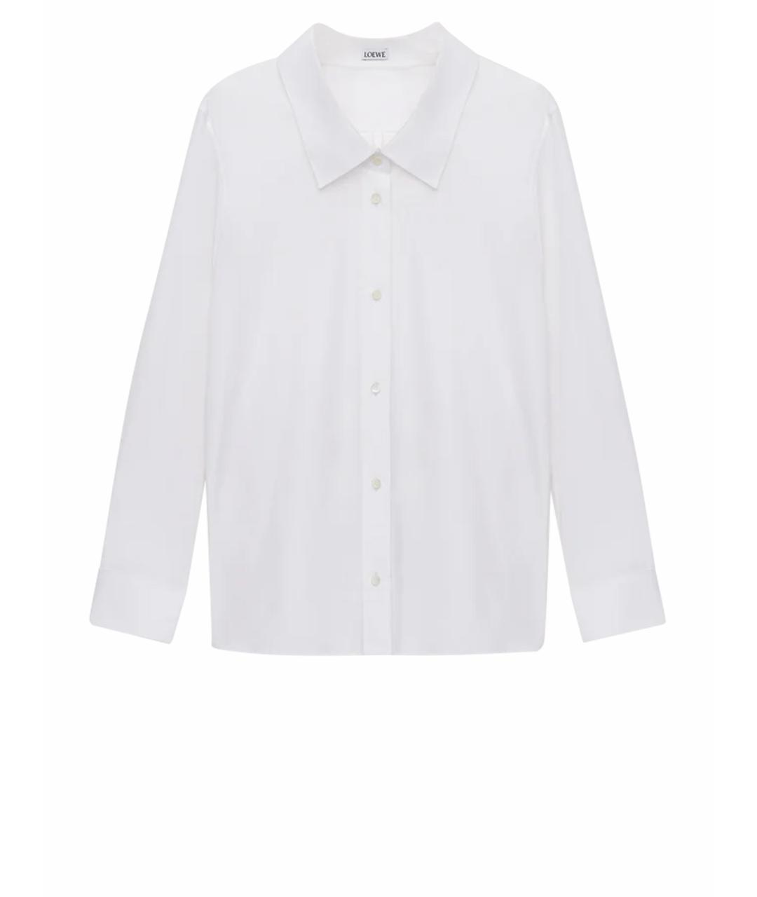 LOEWE Белая хлопковая рубашка, фото 1
