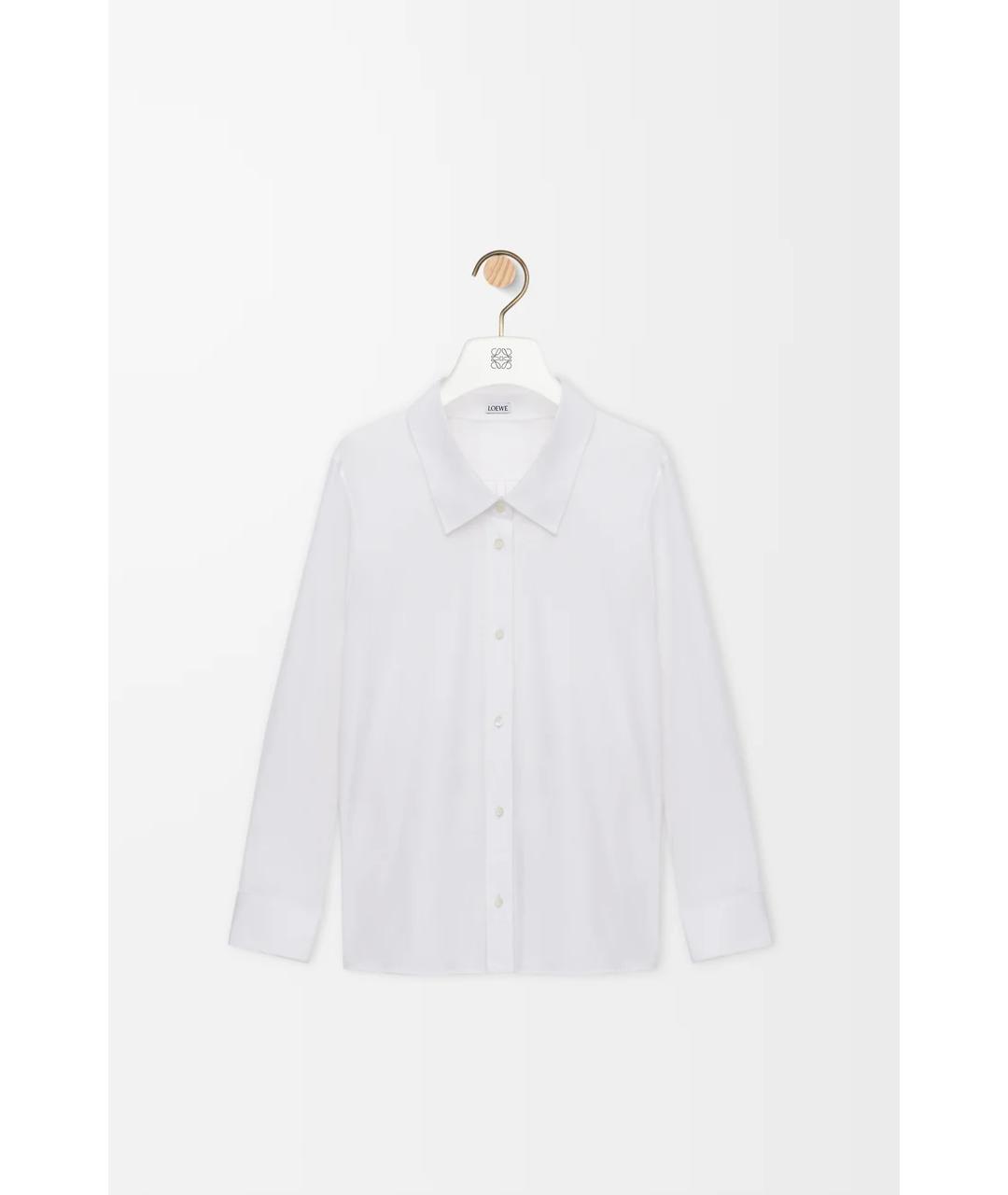 LOEWE Белая хлопковая рубашка, фото 6