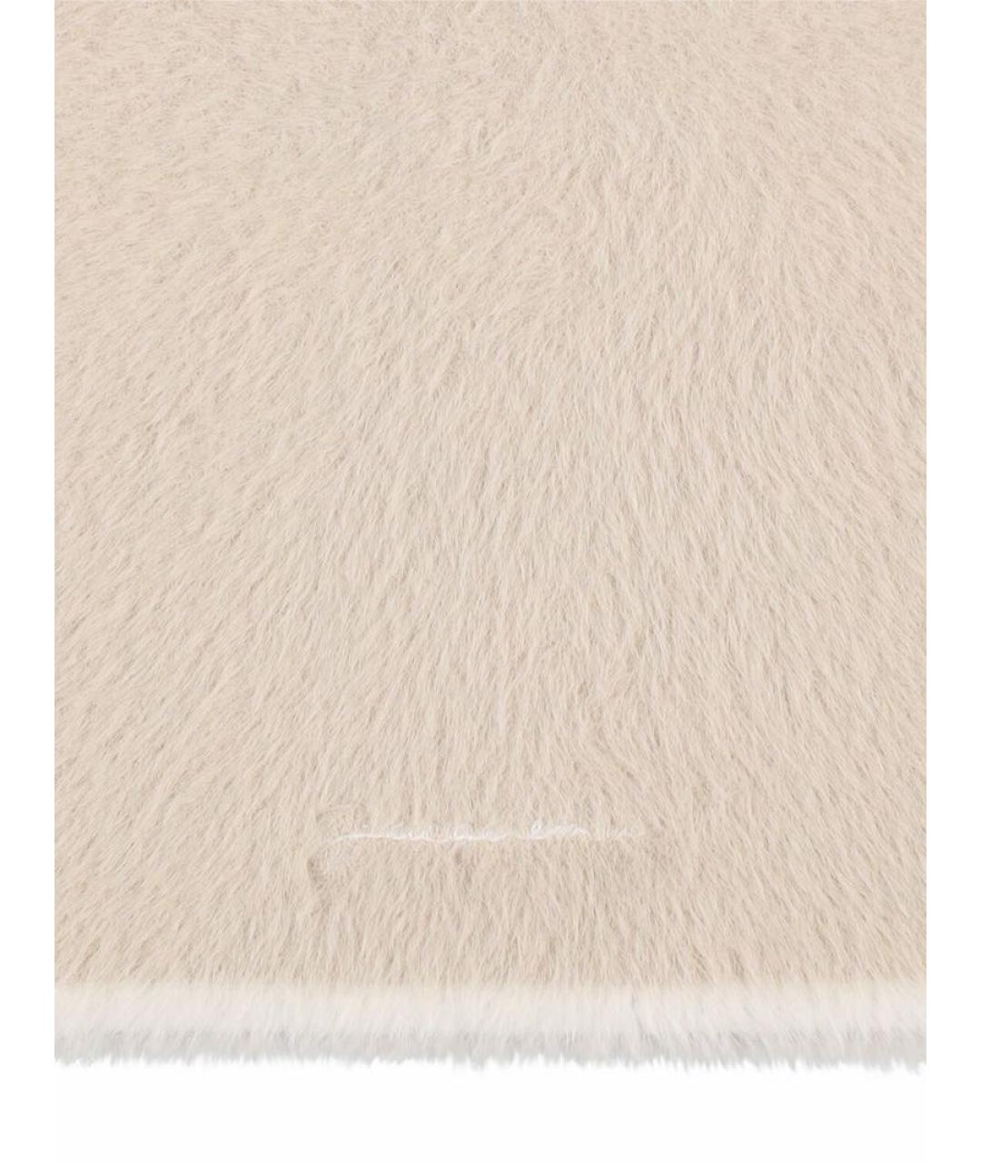 JACQUEMUS Бежевый шарф, фото 3