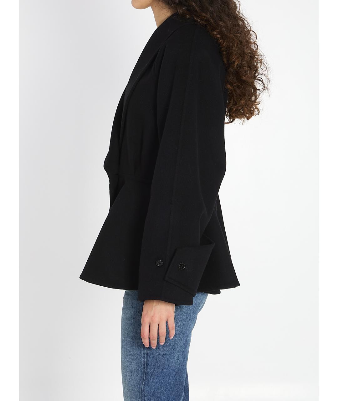 CHLOE Черное шерстяное пальто, фото 3