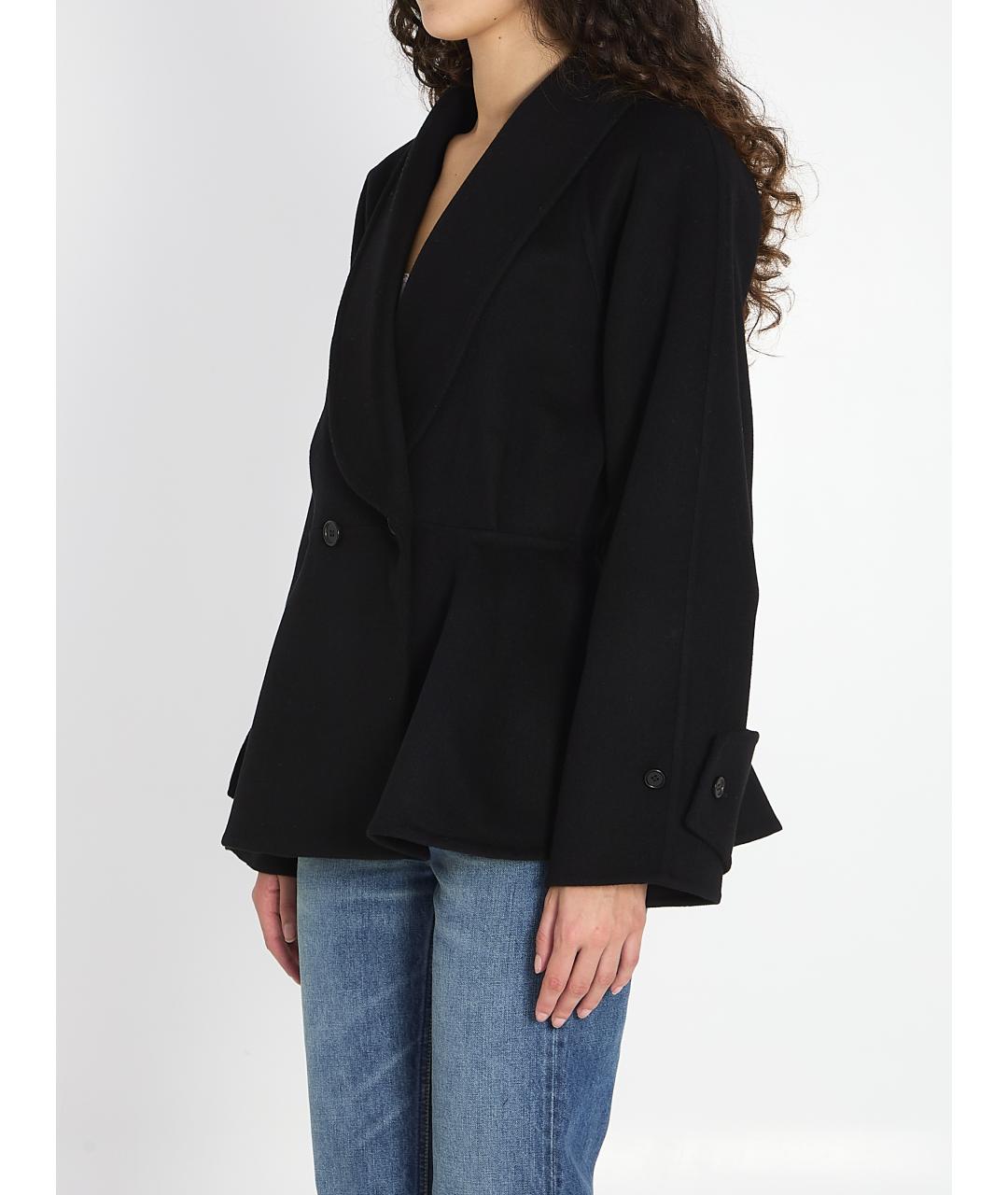 CHLOE Черное шерстяное пальто, фото 2