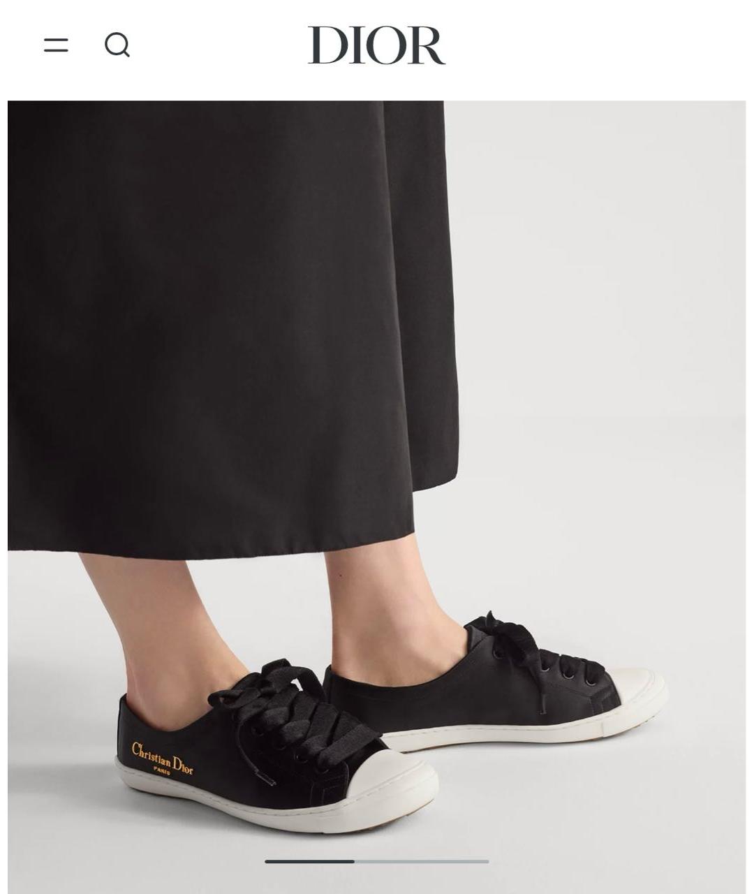 CHRISTIAN DIOR Черные кеды, фото 6