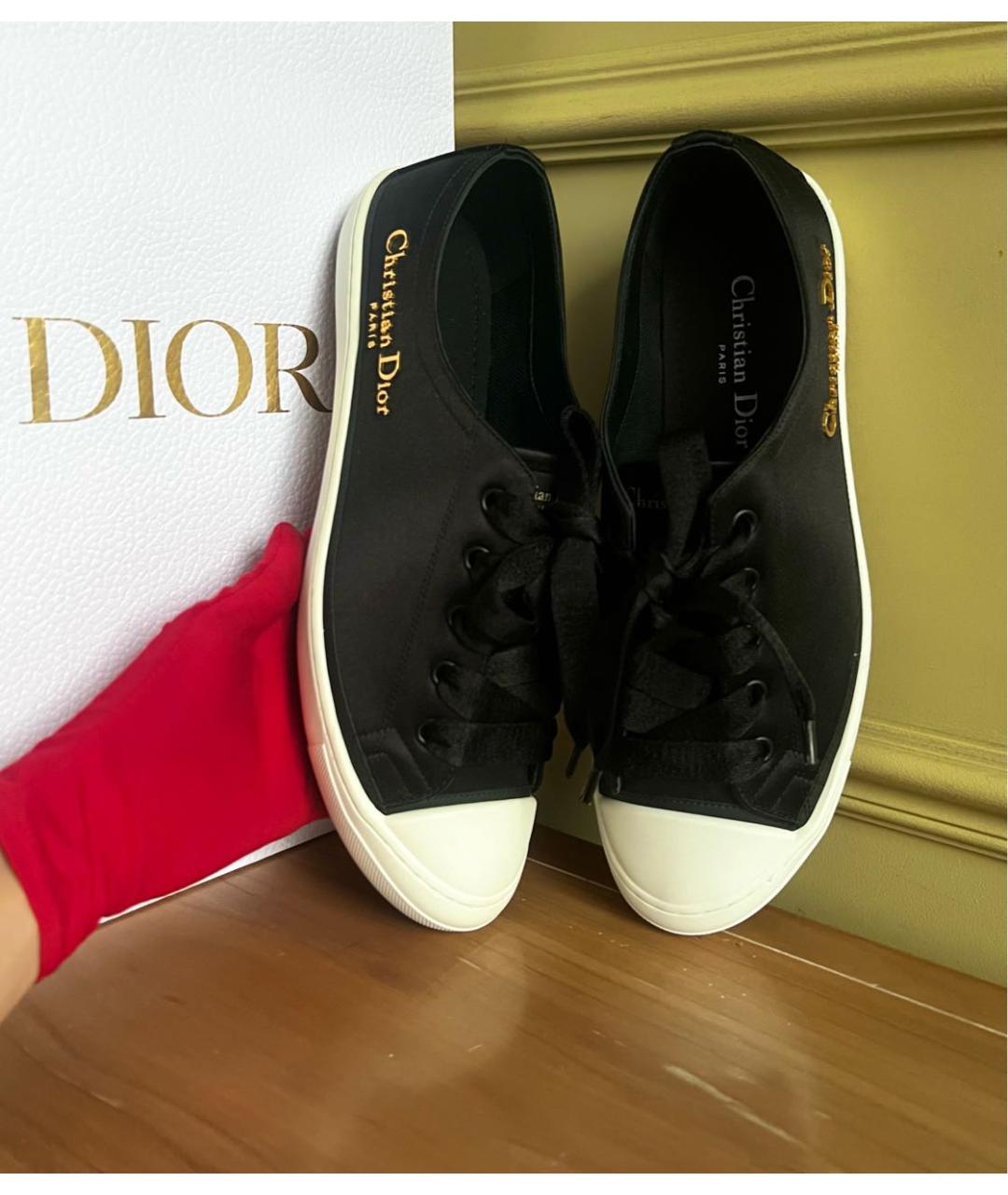 CHRISTIAN DIOR Черные кеды, фото 2