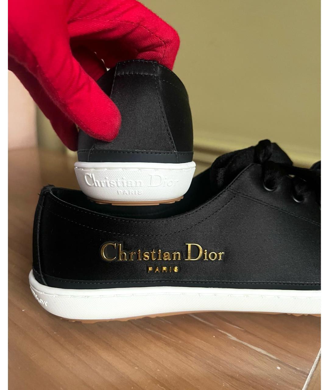 CHRISTIAN DIOR Черные кеды, фото 3