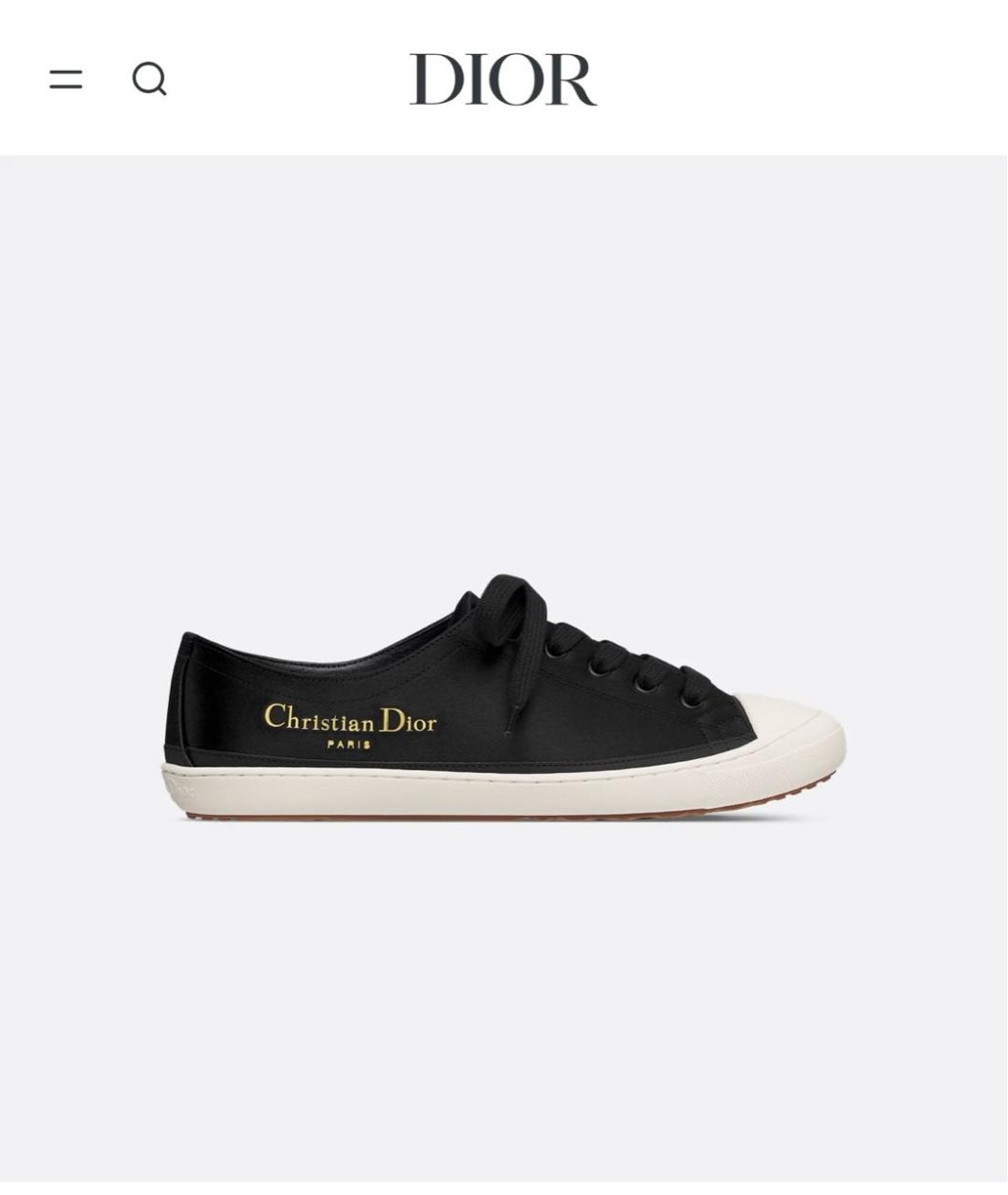 CHRISTIAN DIOR Черные кеды, фото 9