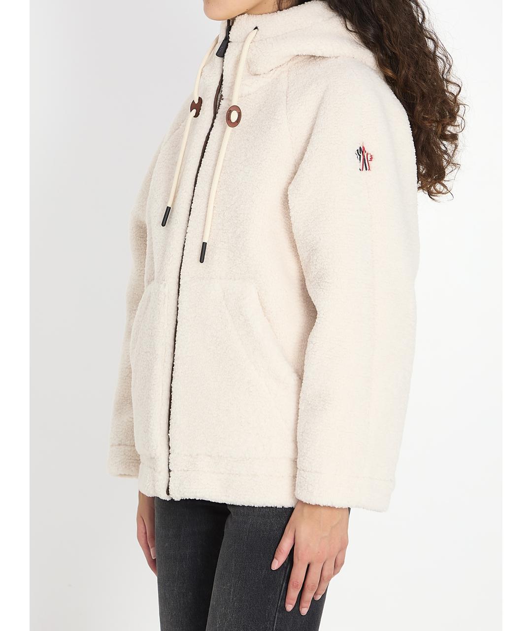 MONCLER GRENOBLE Белая полиамидовая куртка, фото 3