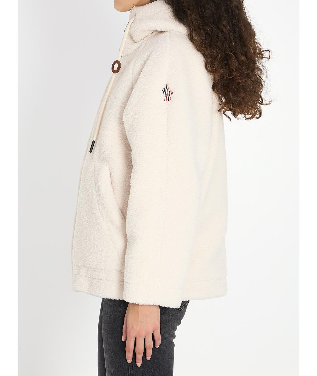 MONCLER GRENOBLE Белая полиамидовая куртка, фото 4