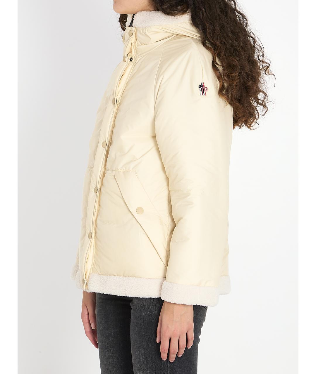 MONCLER GRENOBLE Белая полиамидовая куртка, фото 6