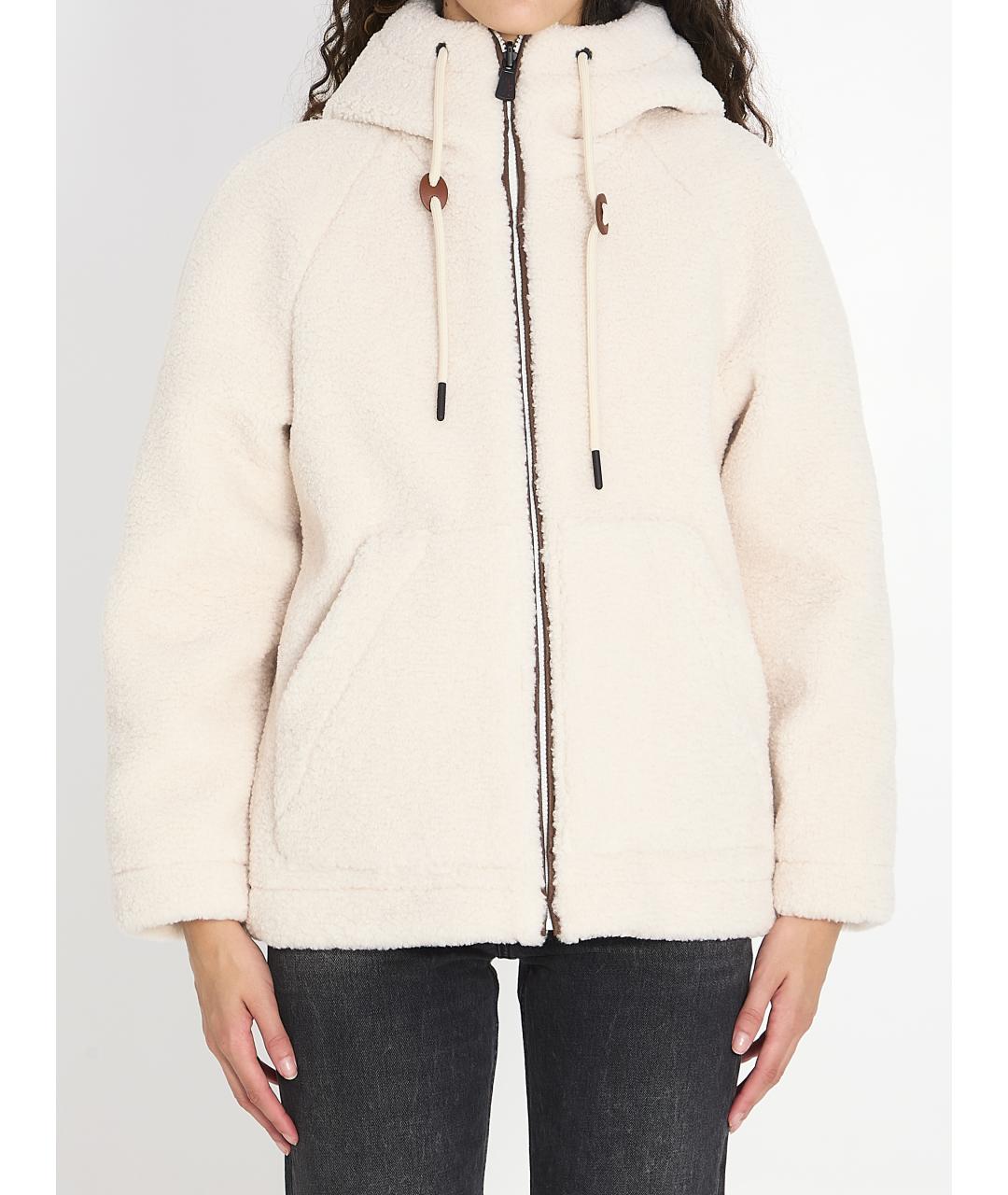 MONCLER GRENOBLE Белая полиамидовая куртка, фото 2