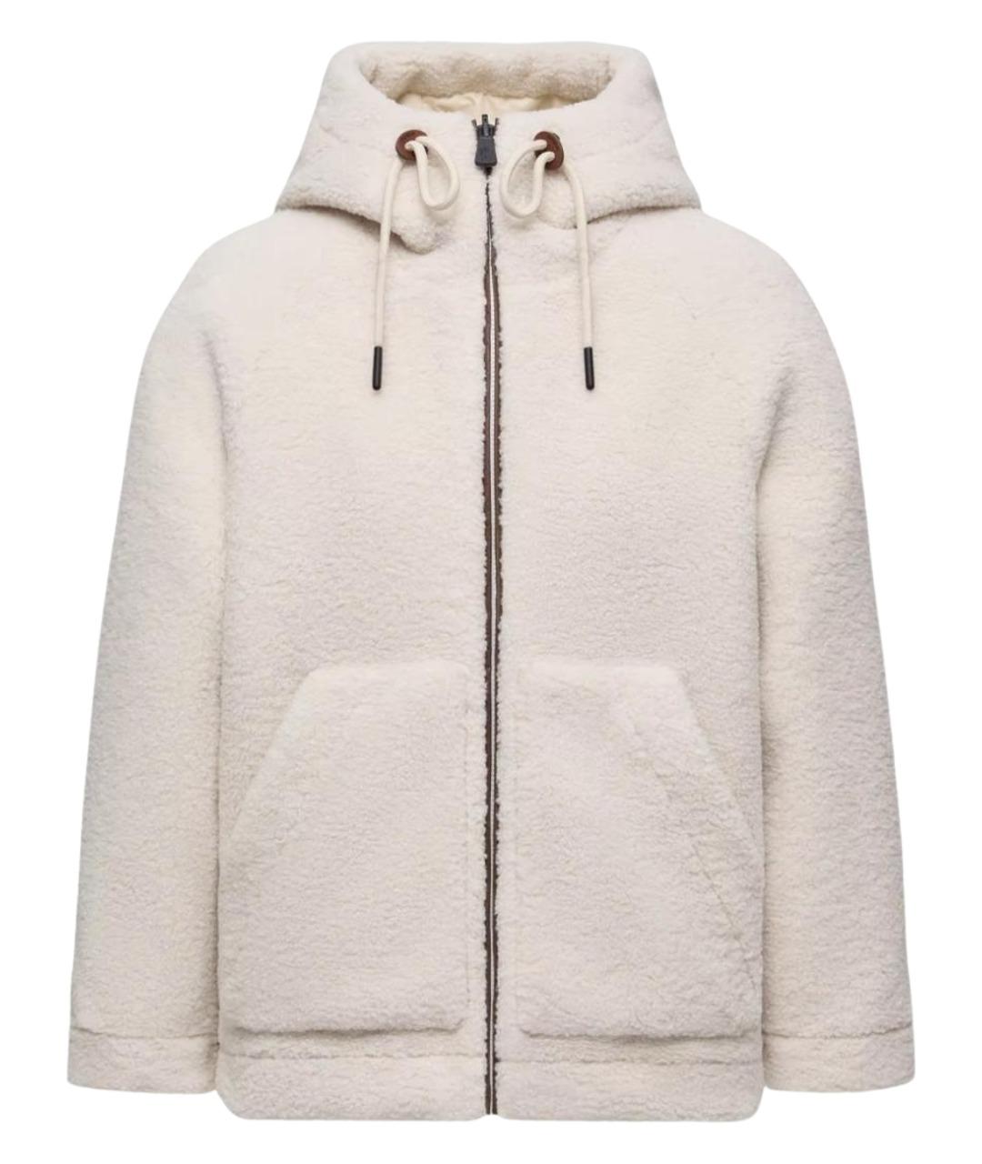 MONCLER GRENOBLE Белая полиамидовая куртка, фото 1