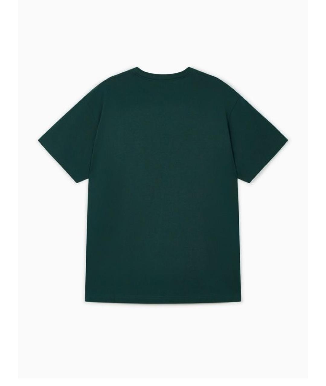 GUCCI Зеленая хлопковая футболка, фото 3