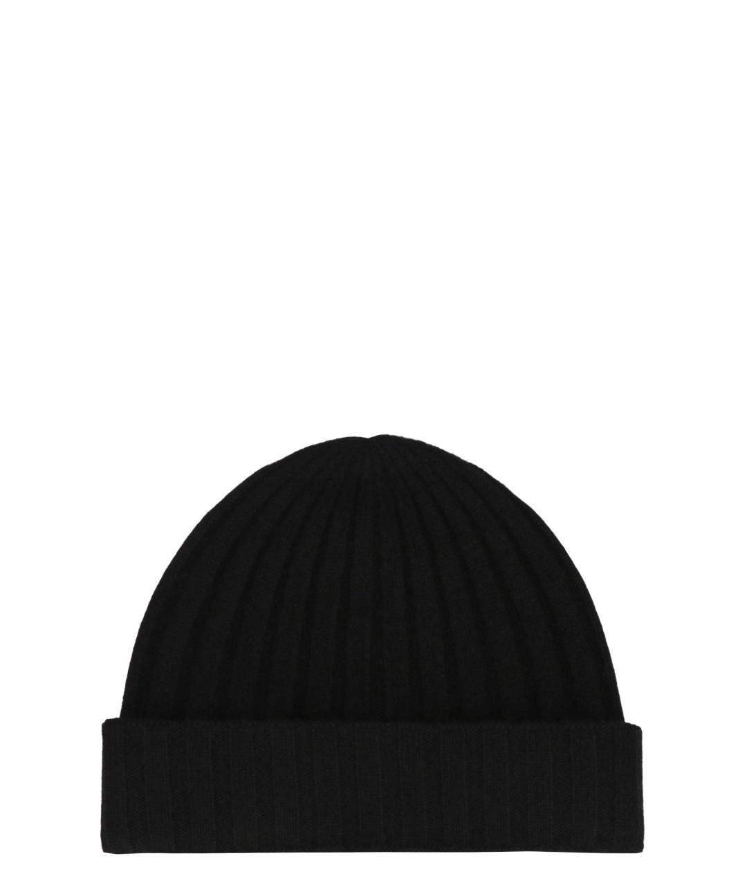 TOTEME Черная кашемировая шапка, фото 1