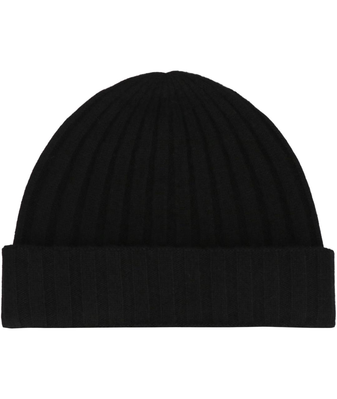 TOTEME Черная кашемировая шапка, фото 2