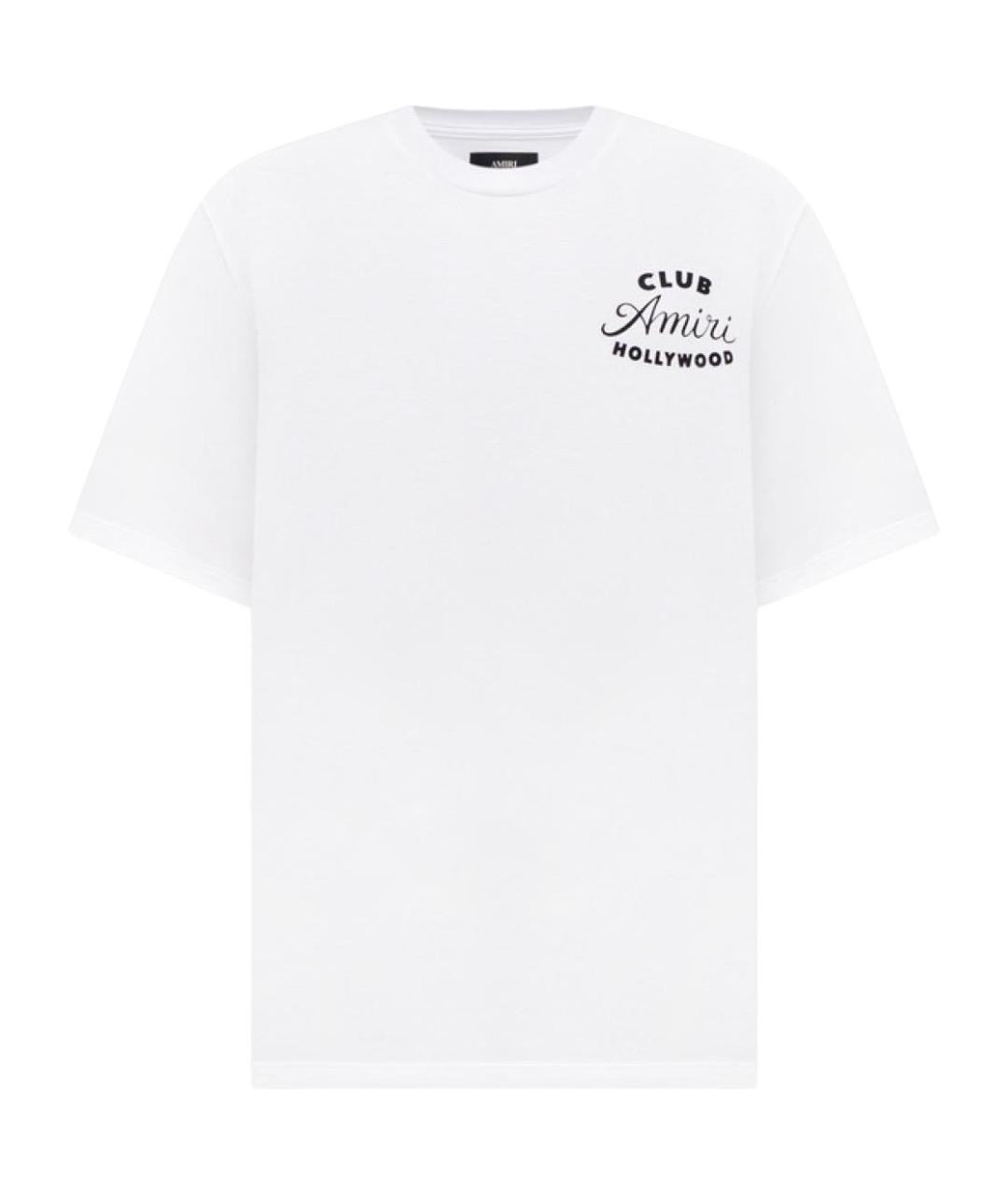 AMIRI Белая хлопковая футболка, фото 1