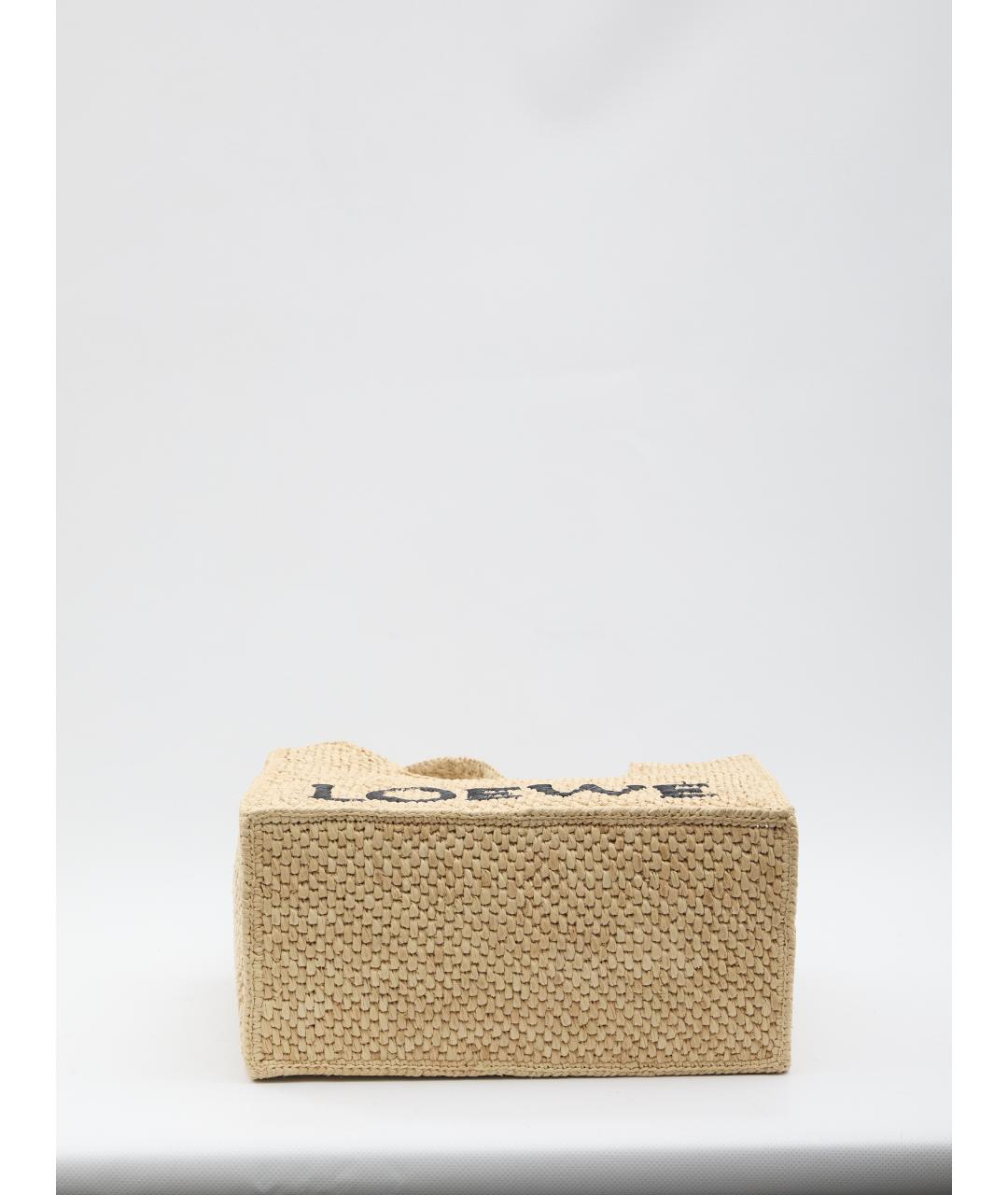 LOEWE Бежевая сумка тоут, фото 3