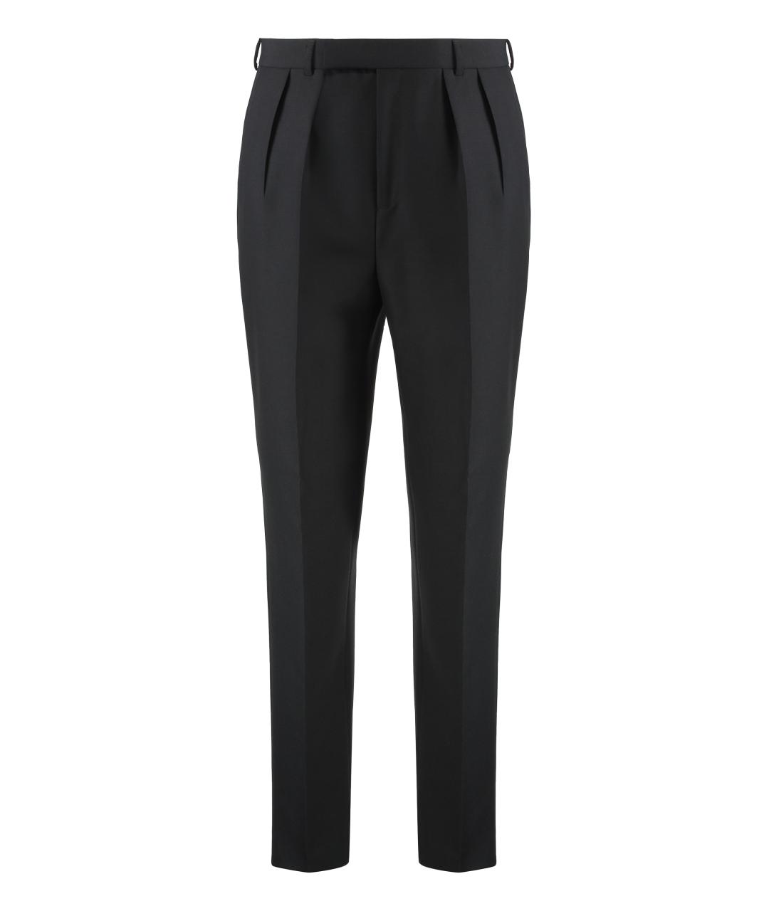 CELINE Черные шерстяные классические брюки, фото 1