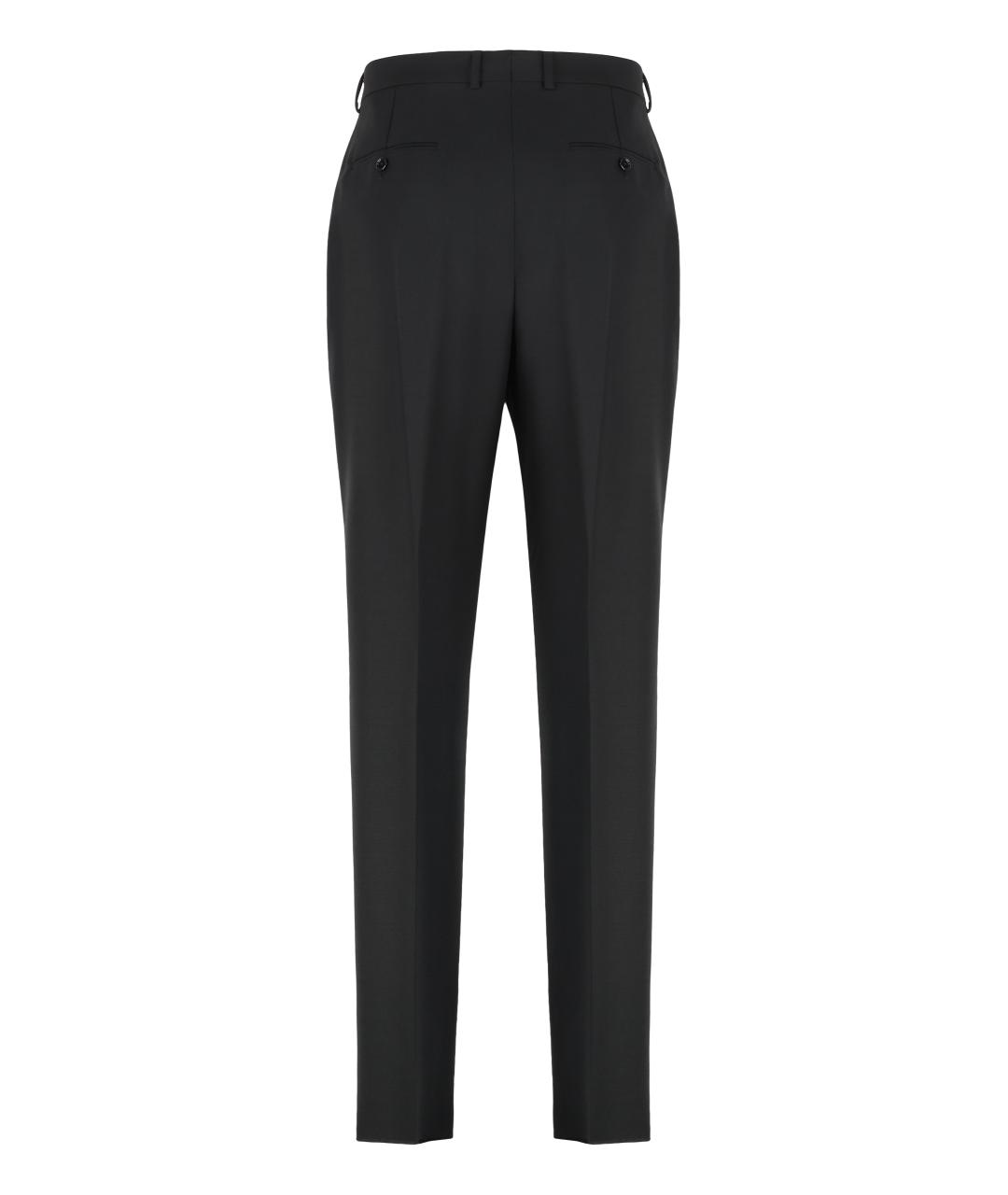 CELINE Черные шерстяные классические брюки, фото 2