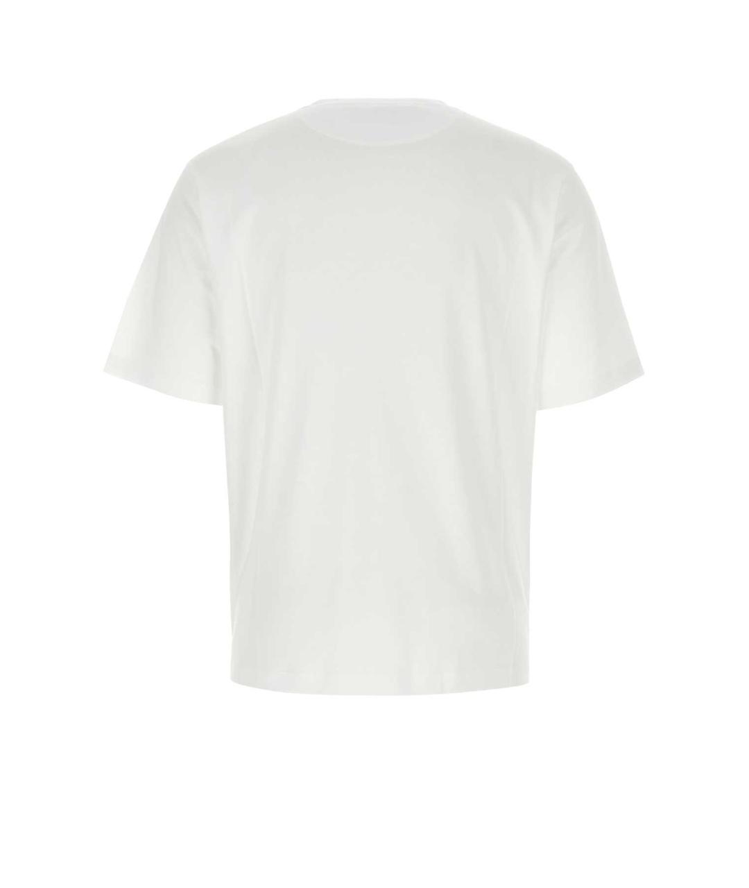 PRADA Белая хлопковая футболка, фото 2