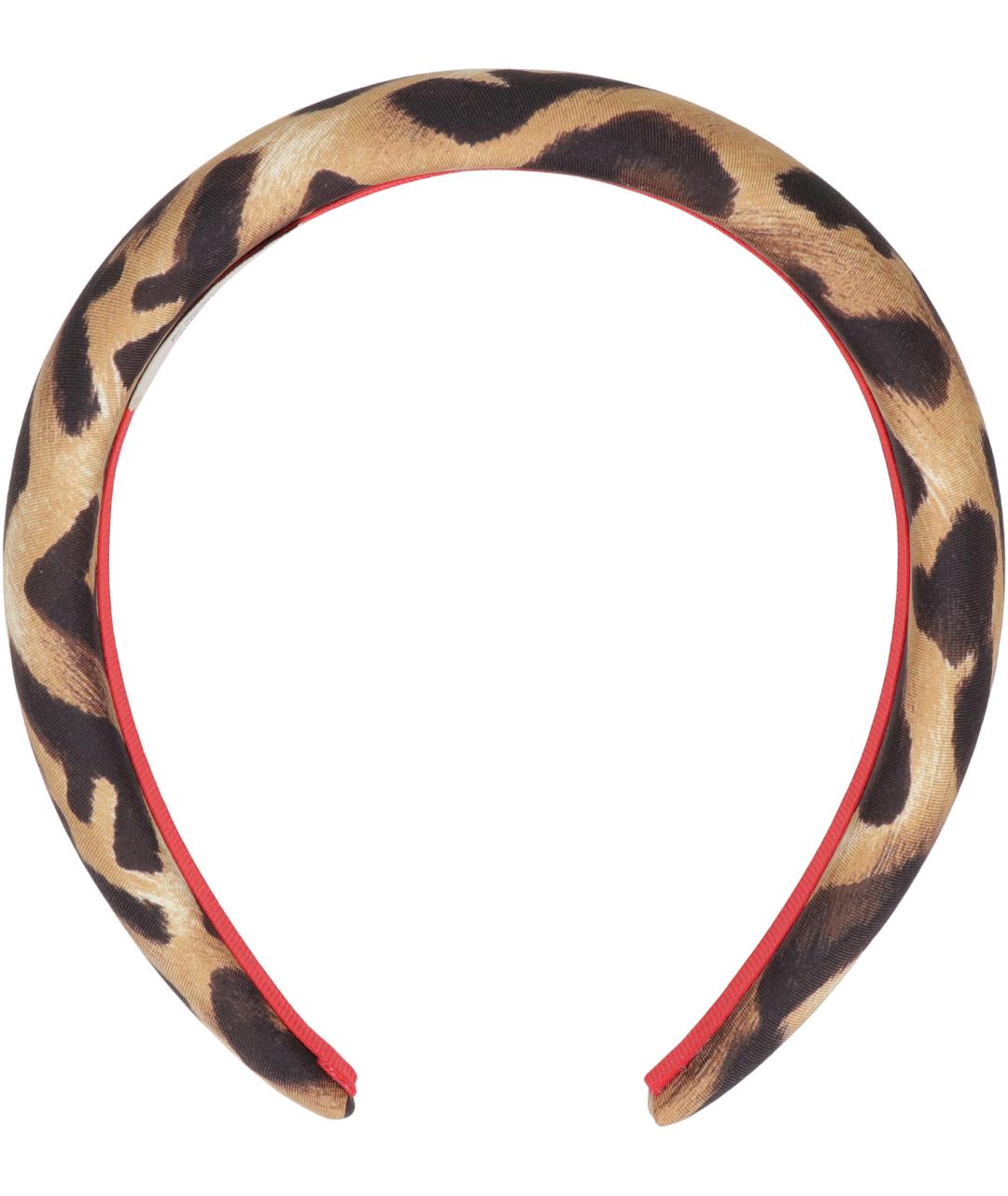 FENDI Коричневая заколка, фото 2